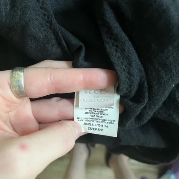 REVOLVE ALE BY ALESANDRA Gauze Lace Dress in Black Sands - Picture 8 of 8